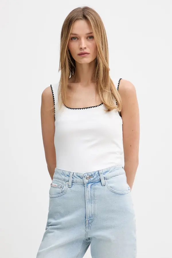 Tommy Hilfiger Tommy Hilfiger top ženski bombažen