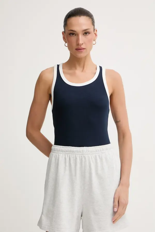 Tommy Hilfiger Tommy Hilfiger top ženski z bombažem