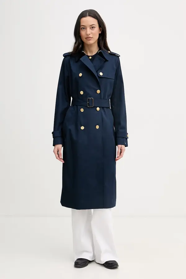 Tommy Hilfiger Tommy Hilfiger trenčkot ženski bombažen