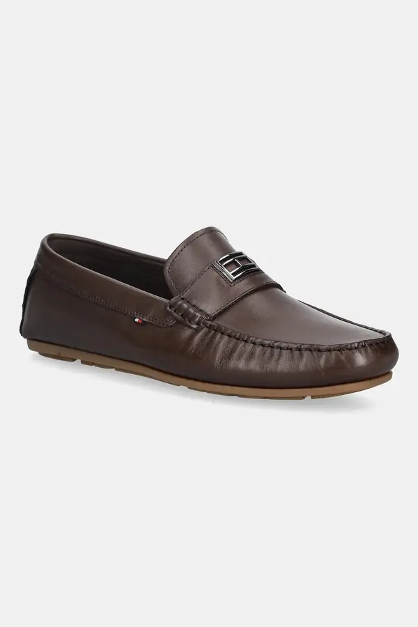 Tommy Hilfiger Tommy Hilfiger Usnjeni mokasini Tommy Hilfiger HARDWARE DRIVER SHOE