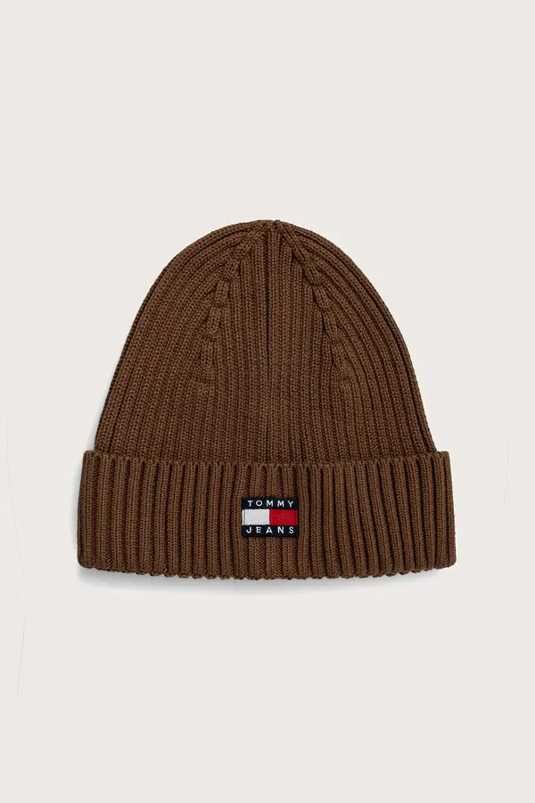 Tommy Jeans Tommy Jeans beanie kapa moška bombažna