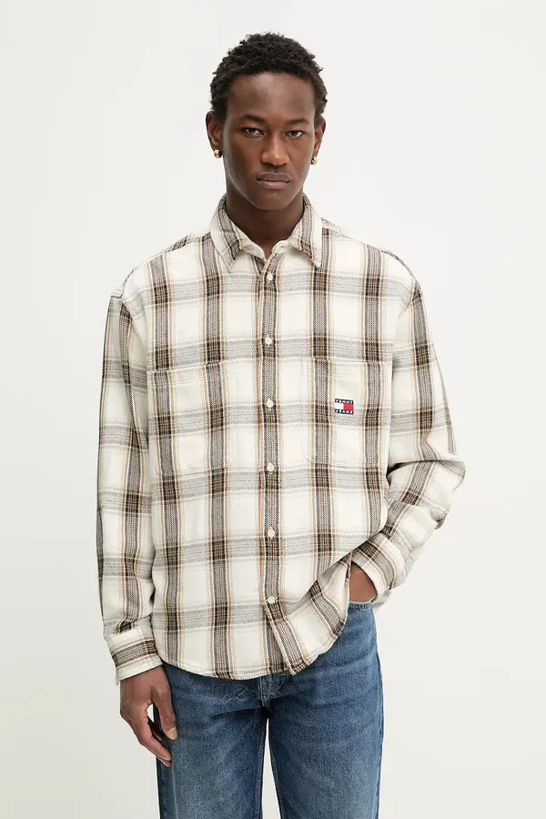 Tommy Jeans Tommy Jeans Bombažna srajca Tommy Jeans