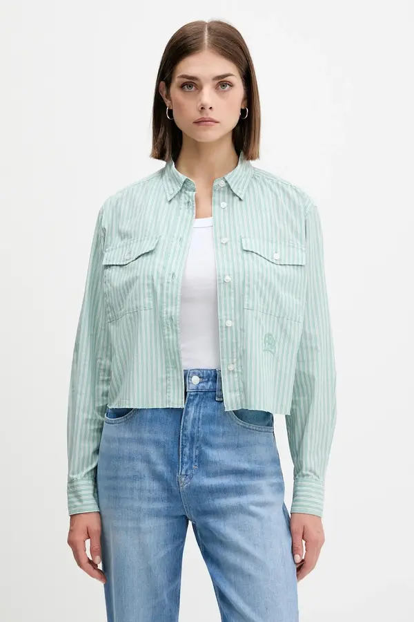 Tommy Jeans Tommy Jeans Bombažna srajca Tommy Jeans