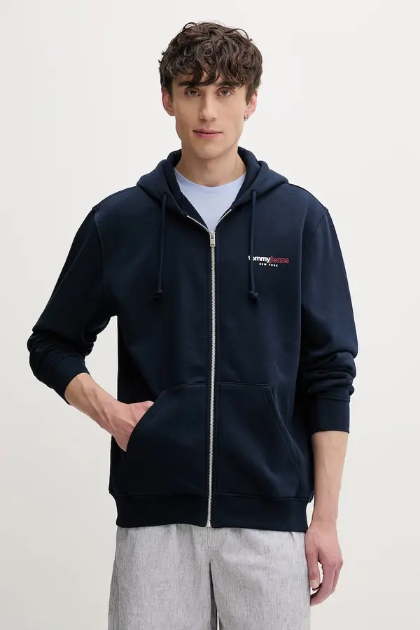Tommy Jeans Tommy Jeans jopica s kapuco moška z bombažem