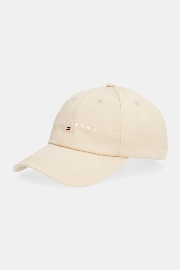 Tommy Jeans Tommy Jeans kapa s šiltom moška bombažna