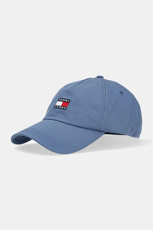 Tommy Jeans Tommy Jeans kapa s šiltom moška bombažna