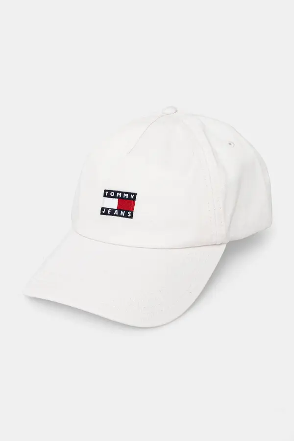 Tommy Jeans Tommy Jeans kapa s šiltom ženska bombažna
