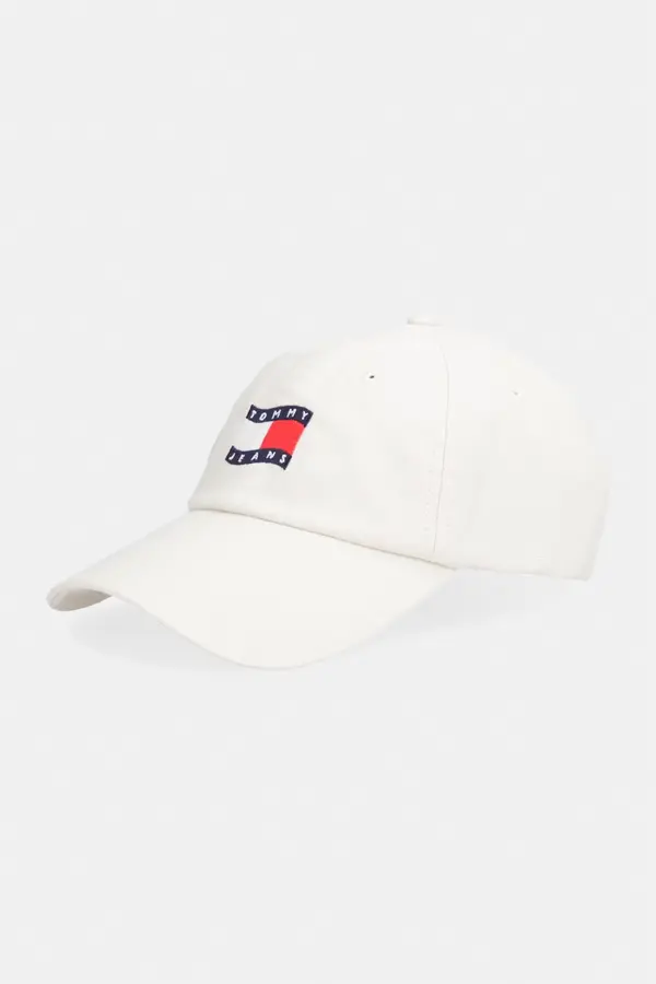 Tommy Jeans Tommy Jeans kapa s šiltom ženska bombažna