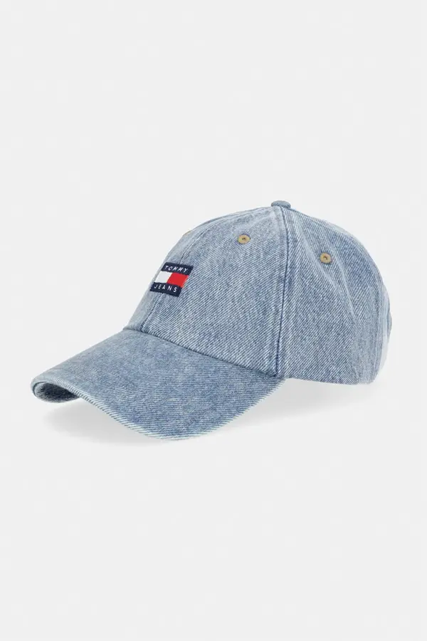 Tommy Jeans Tommy Jeans kapa s šiltom ženska bombažna