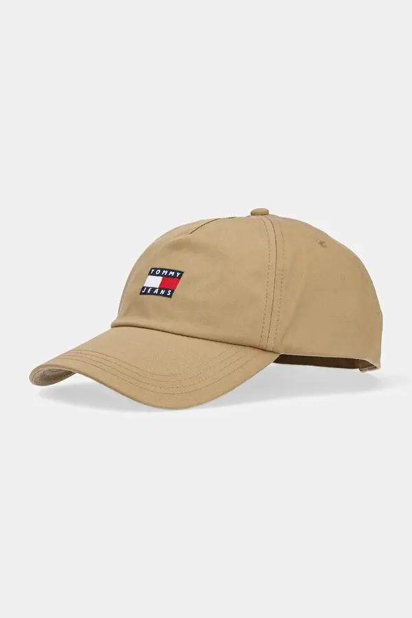 Tommy Jeans Tommy Jeans kapa s šiltom ženska bombažna
