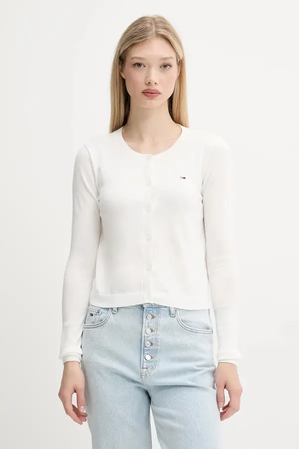 Tommy Jeans Tommy Jeans kardigan ženski bombažen