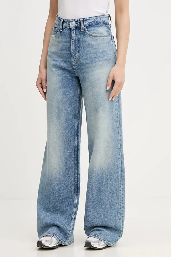 Tommy Jeans Tommy Jeans kavbojke s širokimi hlačnicami ženske