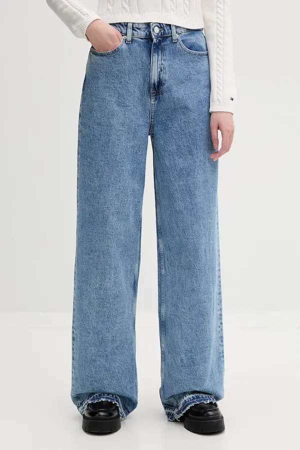 Tommy Jeans Tommy Jeans kavbojke s širokimi hlačnicami ženske