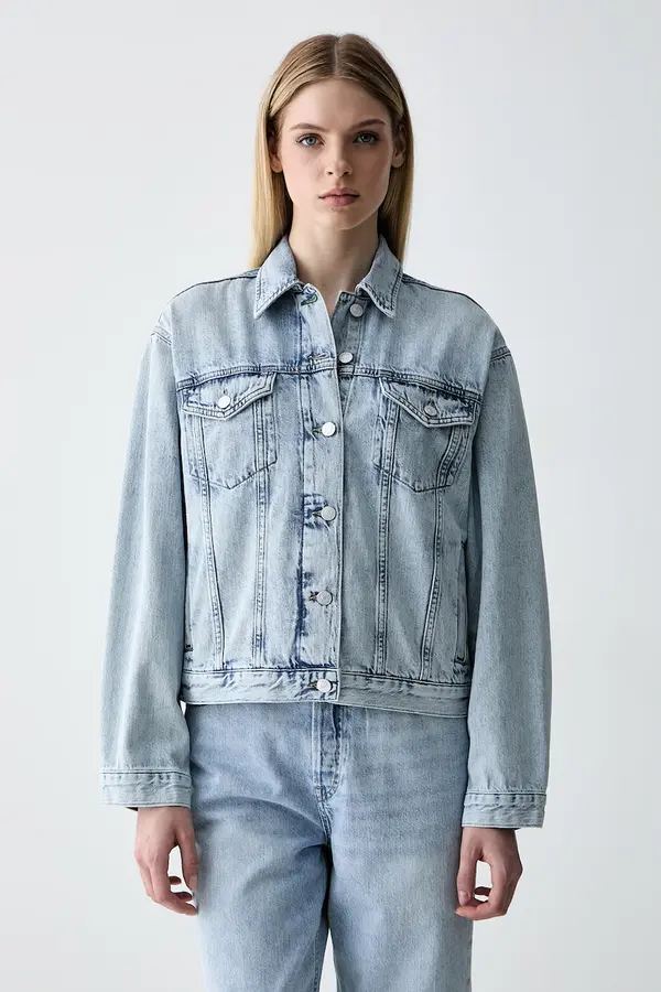 Tommy Jeans Tommy Jeans kratka jakna ženska denim