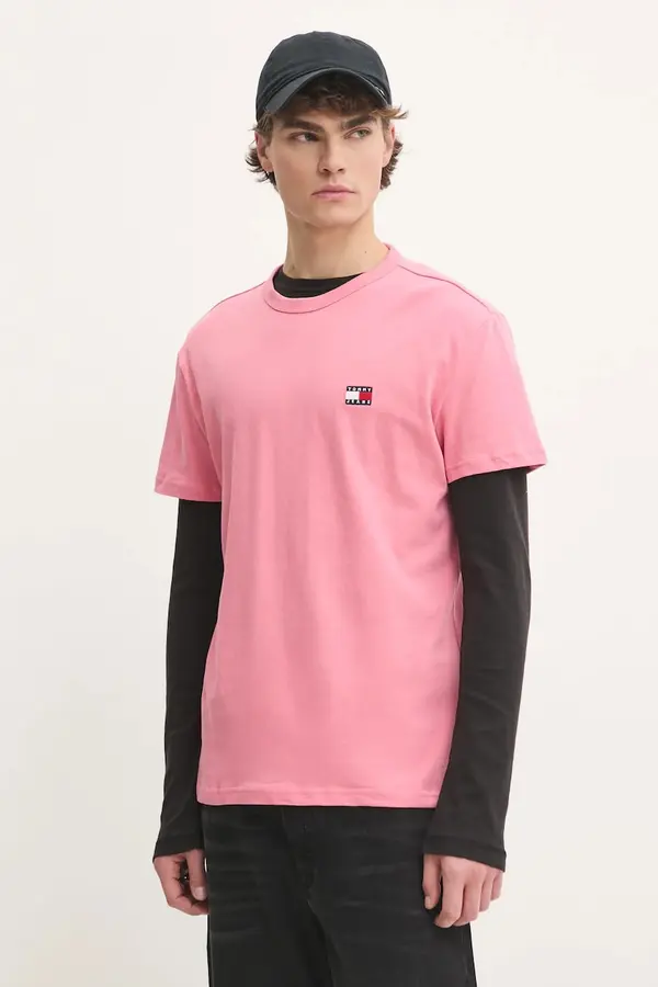 Tommy Jeans Tommy Jeans kratka majica moška bombažna
