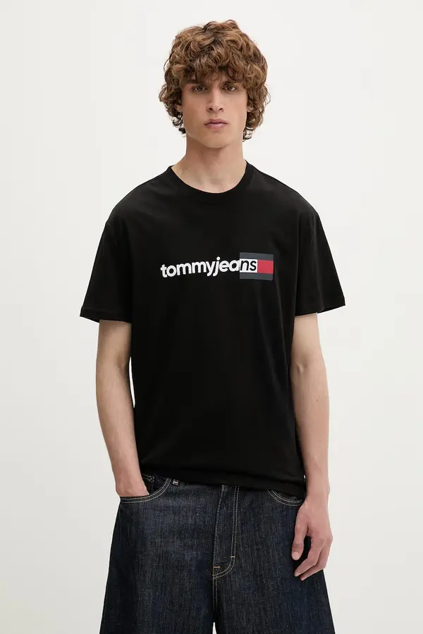 Tommy Jeans Tommy Jeans kratka majica moška bombažna