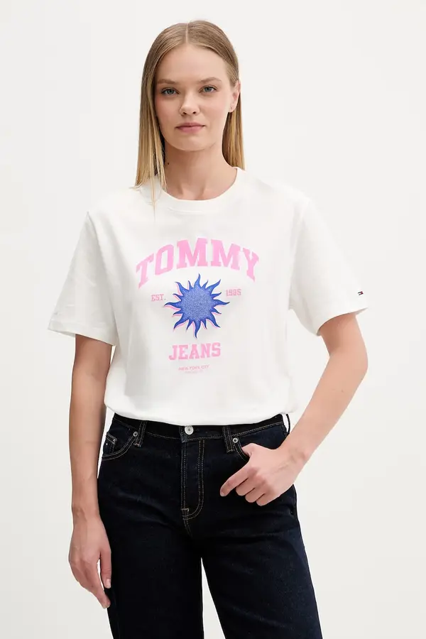 Tommy Jeans Tommy Jeans kratka majica ženska bombažna
