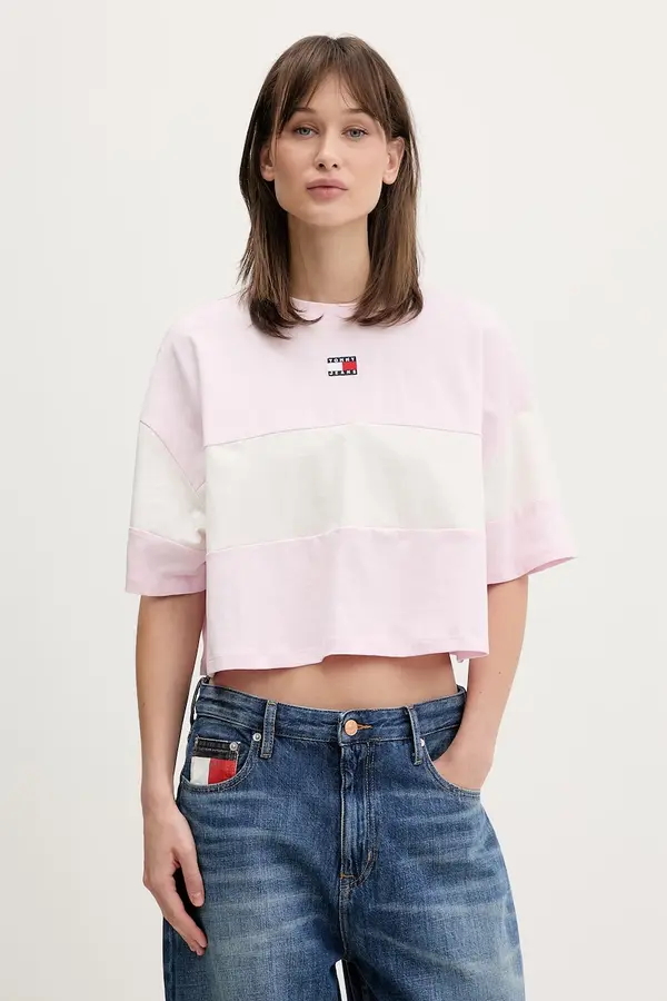 Tommy Jeans Tommy Jeans kratka majica ženska bombažna