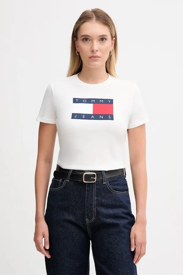 Tommy Jeans Tommy Jeans kratka majica ženska bombažna