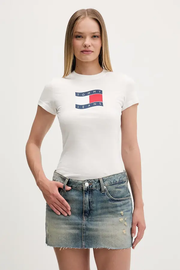 Tommy Jeans Tommy Jeans kratka majica ženska bombažna