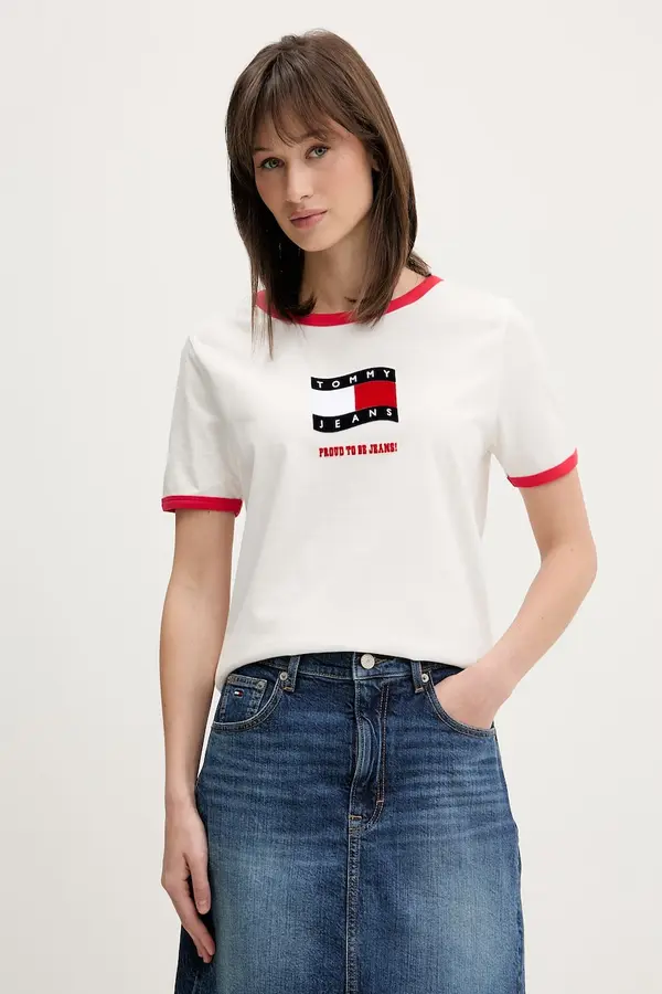 Tommy Jeans Tommy Jeans kratka majica ženska bombažna