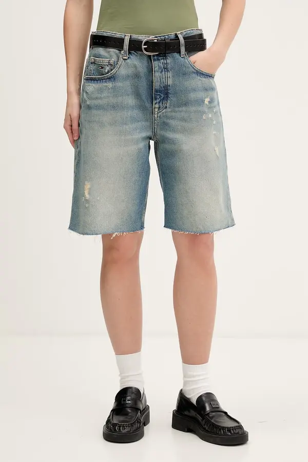 Tommy Jeans Tommy Jeans kratke hlače ženske denim
