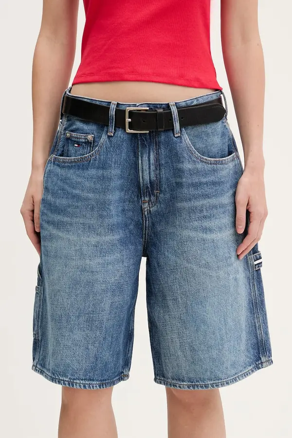 Tommy Jeans Tommy Jeans kratke hlače ženske denimaste
