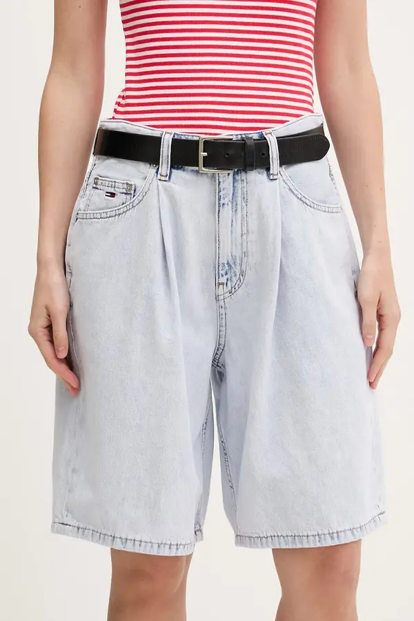 Tommy Jeans Tommy Jeans kratke hlače ženske iz denima