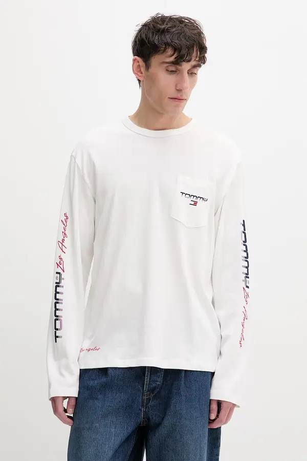 Tommy Jeans Tommy Jeans majica z dolgimi rokavi moška bombažna