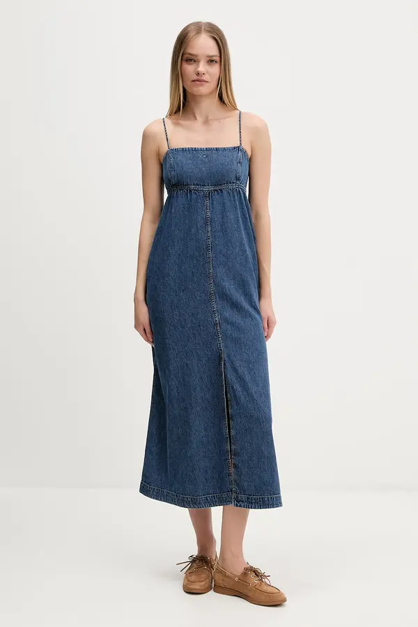 Tommy Jeans Tommy Jeans obleka A-kroja denim