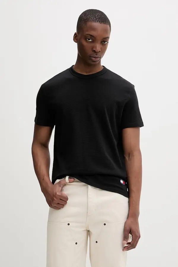 Tommy Jeans Tommy Jeans Osnovna kratka majica moška bombažna