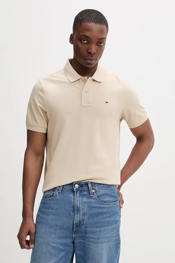 Tommy Jeans Tommy Jeans polo majica moška bombažna