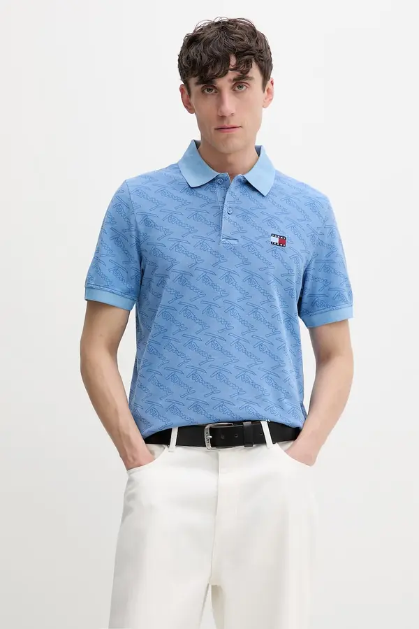Tommy Jeans Tommy Jeans polo majica moška bombažna