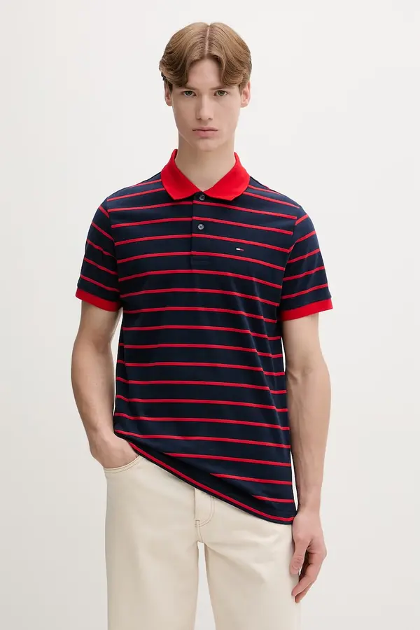 Tommy Jeans Tommy Jeans polo majica moška bombažna