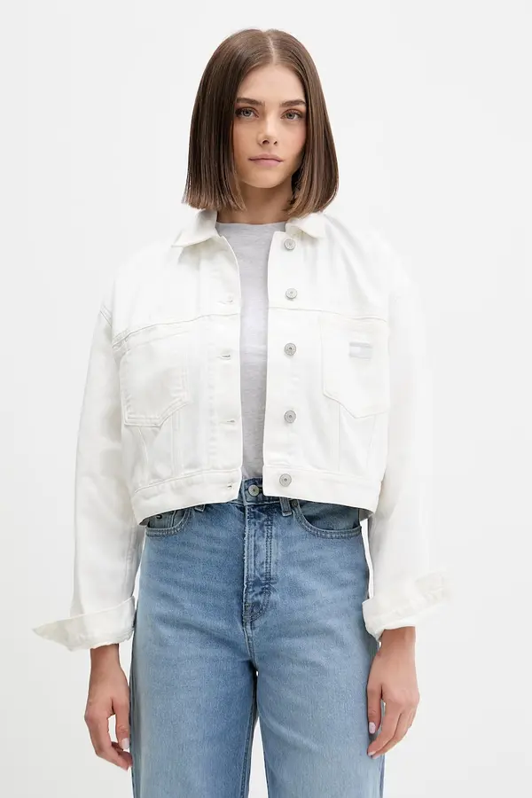 Tommy Jeans Tommy Jeans prehodna jakna ženska bombažna