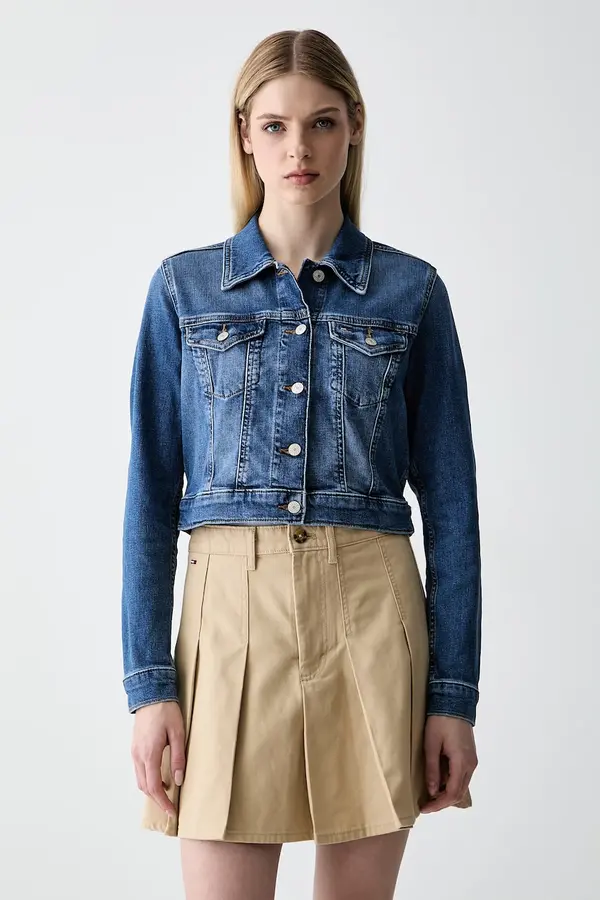 Tommy Jeans Tommy Jeans prehodna jakna ženska denim