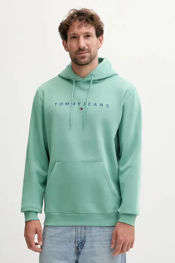 Tommy Jeans Tommy Jeans pulover s kapuco moški z bombažem