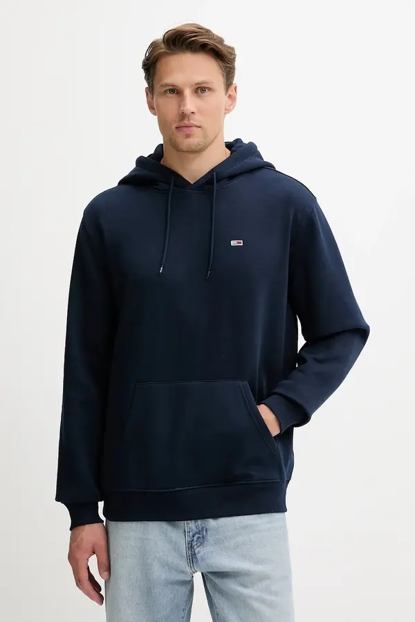 Tommy Jeans Tommy Jeans pulover s kapuco moški z bombažem