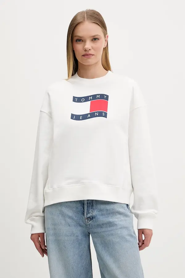 Tommy Jeans Tommy Jeans pulover ženski bombažen