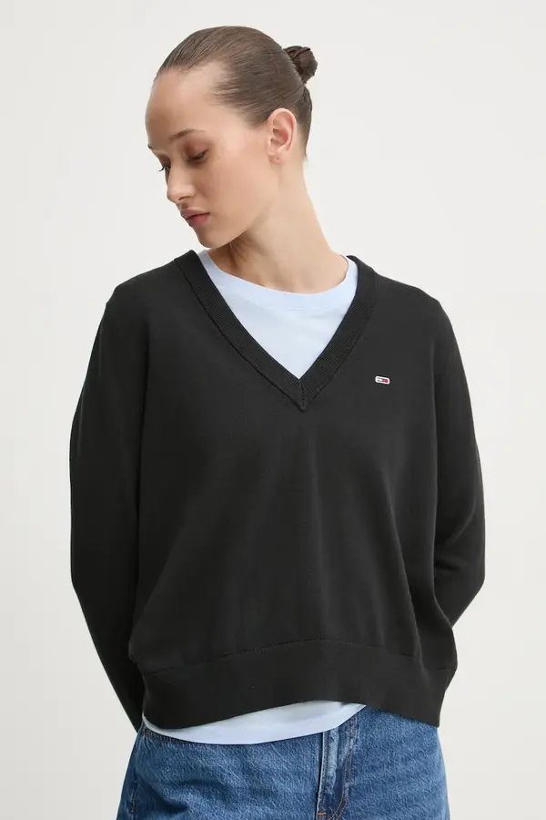 Tommy Jeans Tommy Jeans pulover ženski bombažen