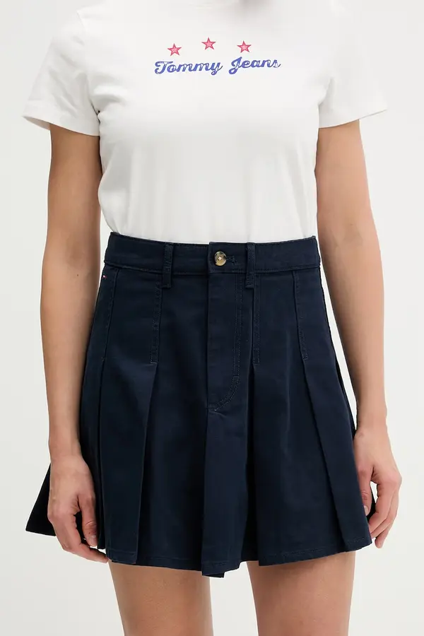 Tommy Jeans Tommy Jeans razširjeno krilo bombažno