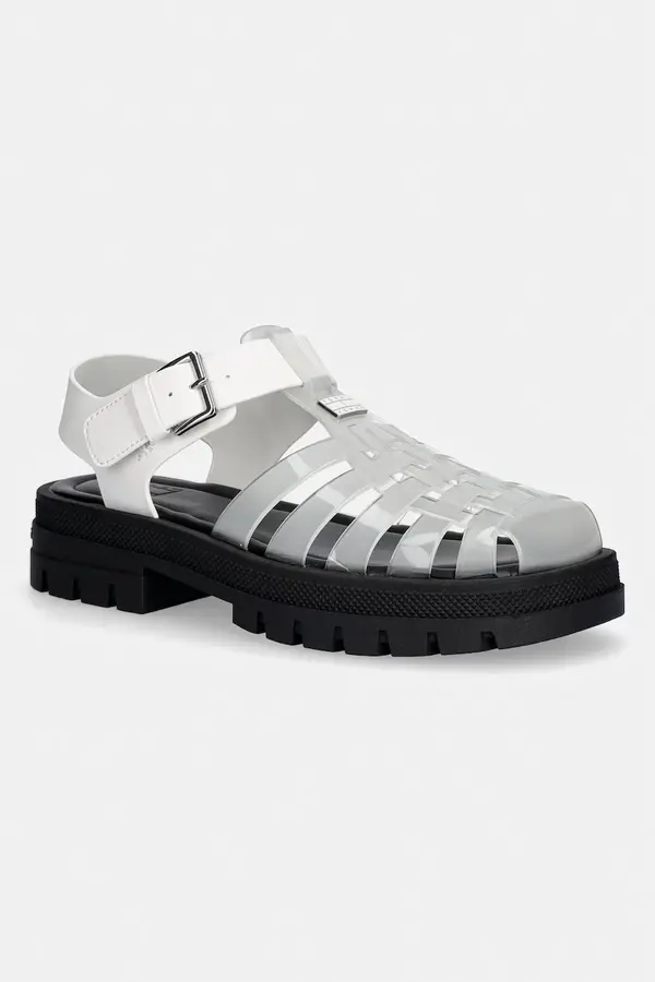 Tommy Jeans Tommy Jeans sandali z odprto peto ženski TJW JELLY FISHERMAN SANDAL