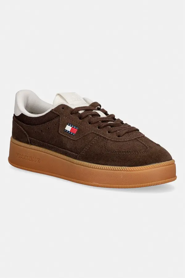 Tommy Jeans Tommy Jeans THE GREENWICH EDGE MAX SUEDE superge ženske semišaste