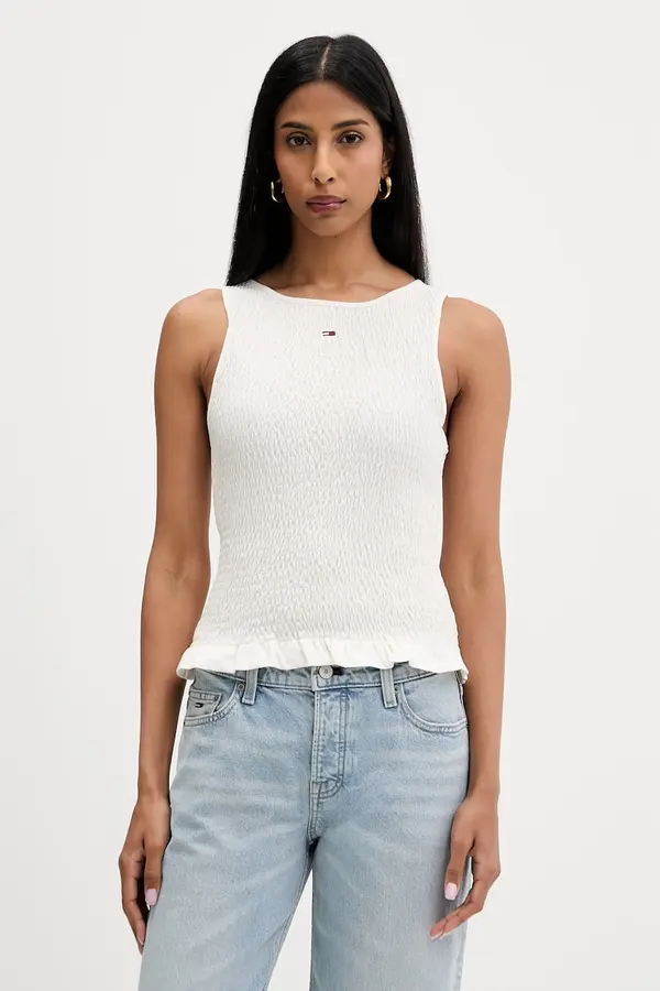 Tommy Jeans Tommy Jeans top ženski z bombažem
