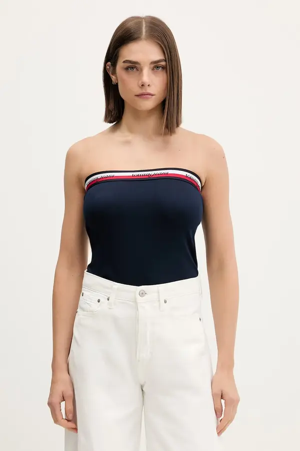 Tommy Jeans Tommy Jeans top ženski z viskozo