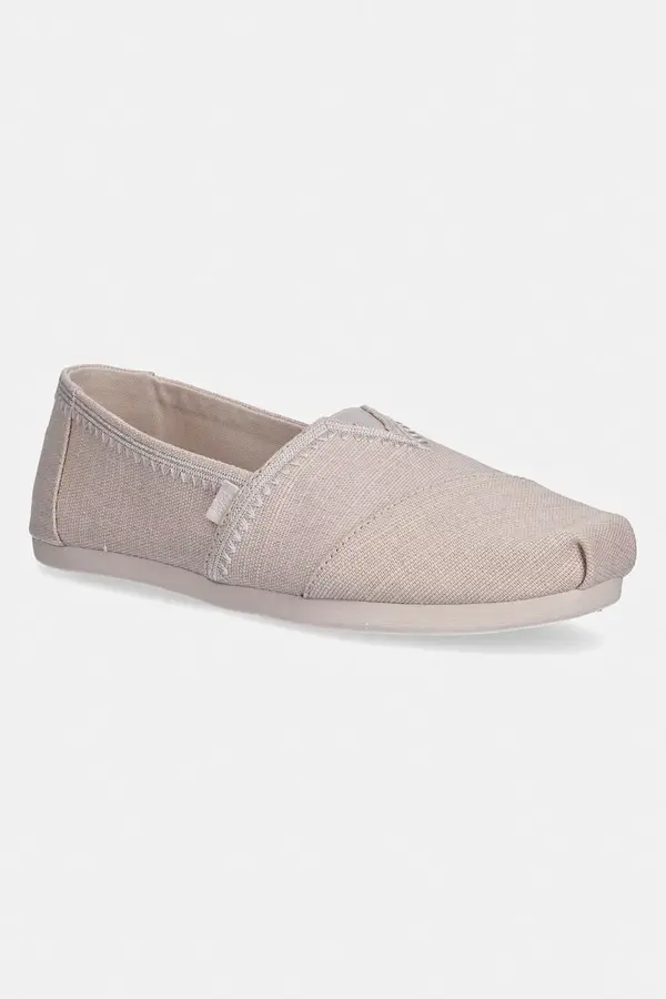 Toms Toms espadrile z ravnim podplatom ženske ALPARGATA CLASSIC