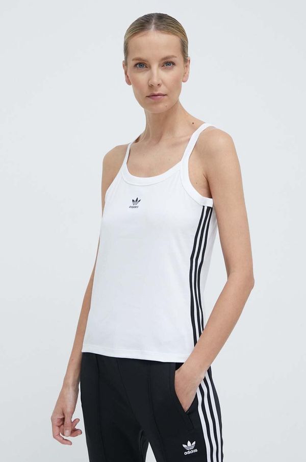 adidas Originals Top adidas Originals 3-Stripe Tank ženski, bela barva, IR6914