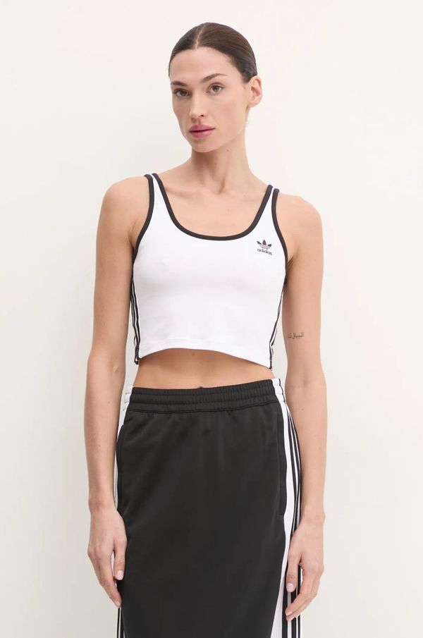 adidas Originals Top adidas Originals 3S BRA TOP ženski, bela barva, JD4613