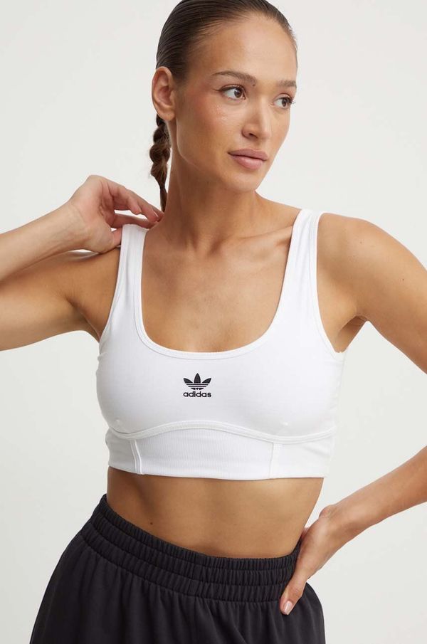 adidas Originals Top adidas Originals Trefoil Bra bela barva, IN4116