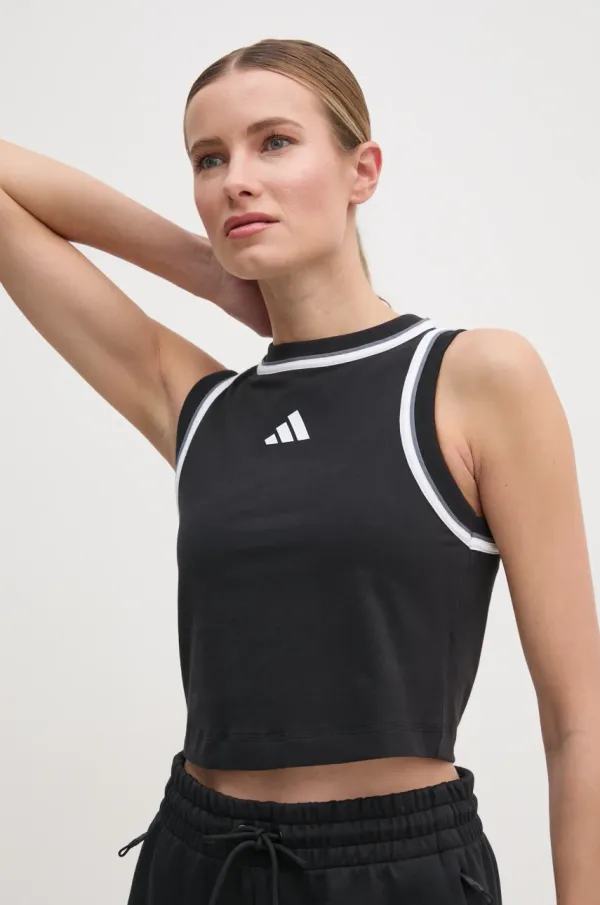 adidas Top adidas W CB Color Pop ženski, črna barva, JG4180